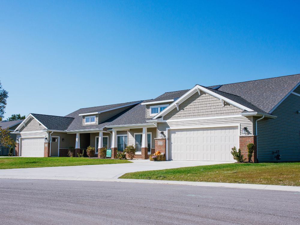 The Pines at Southfield Village in South Bend, IN, Engelmann model, exterior view of home
