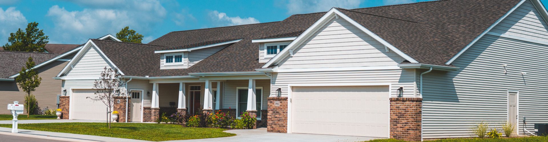 The Pines at Southfield Village in South Bend, IN, Norway model, exterior view